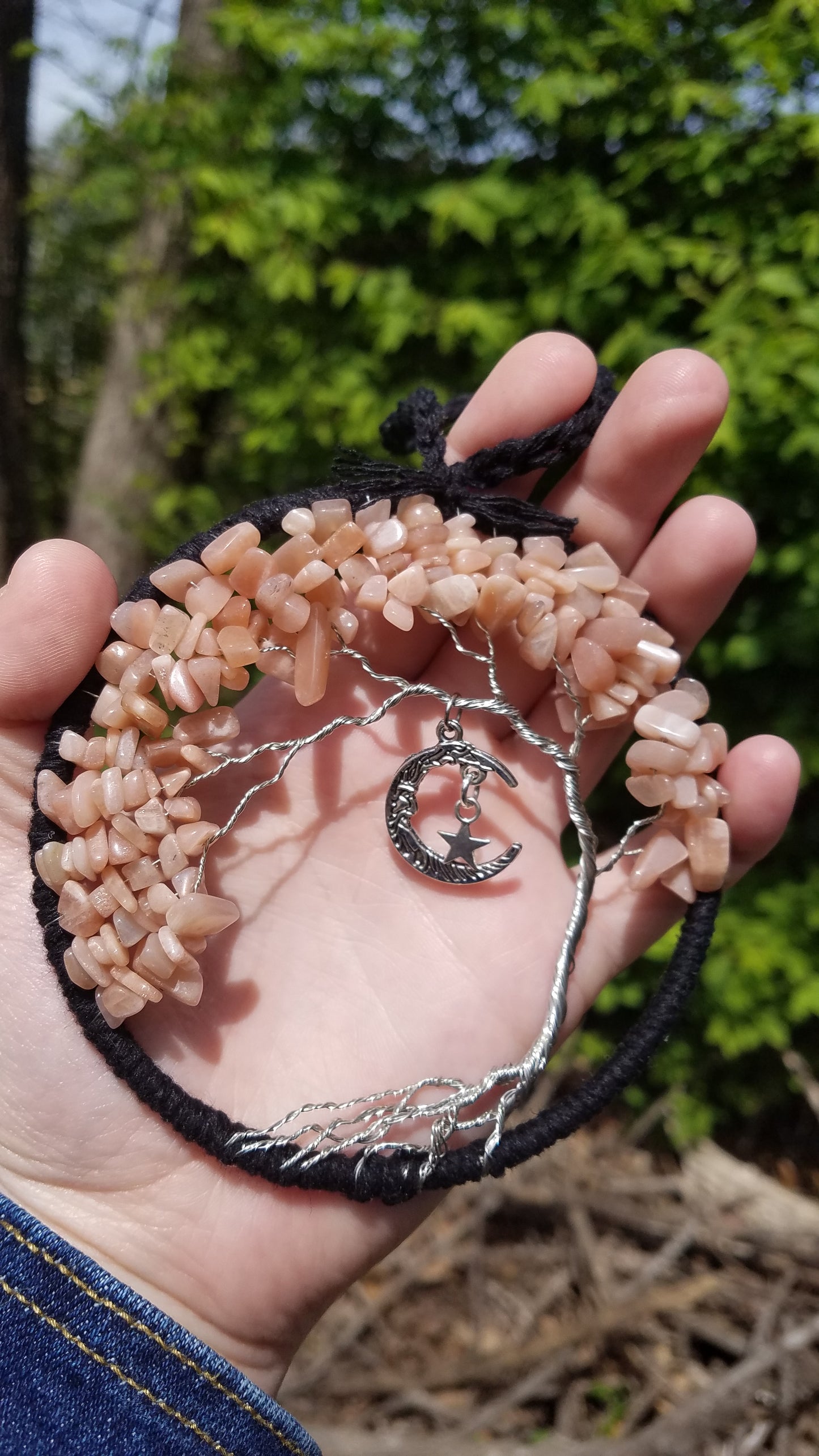 Sunstone Moon Tree of Life Dream Catcher