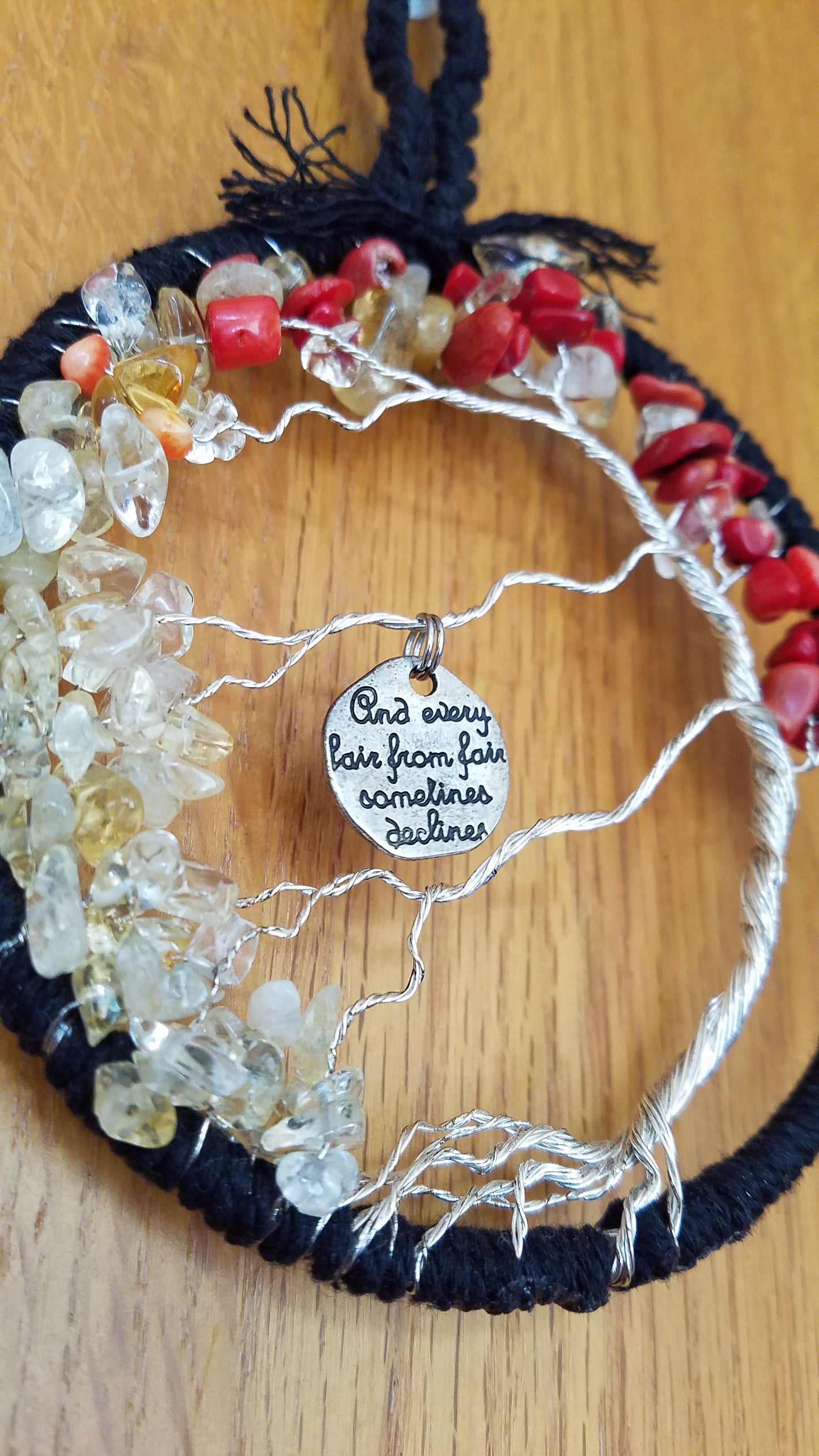 Shakespeare Quote Tree of Life Dream Catcher